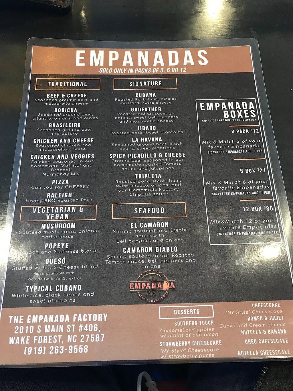 The Empanada Factory Wake Forest North Carolina Restaurant HappyCow