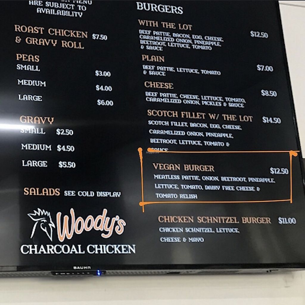 Woody's Charcoal Chicken Warburton Victoria Restaurant HappyCow