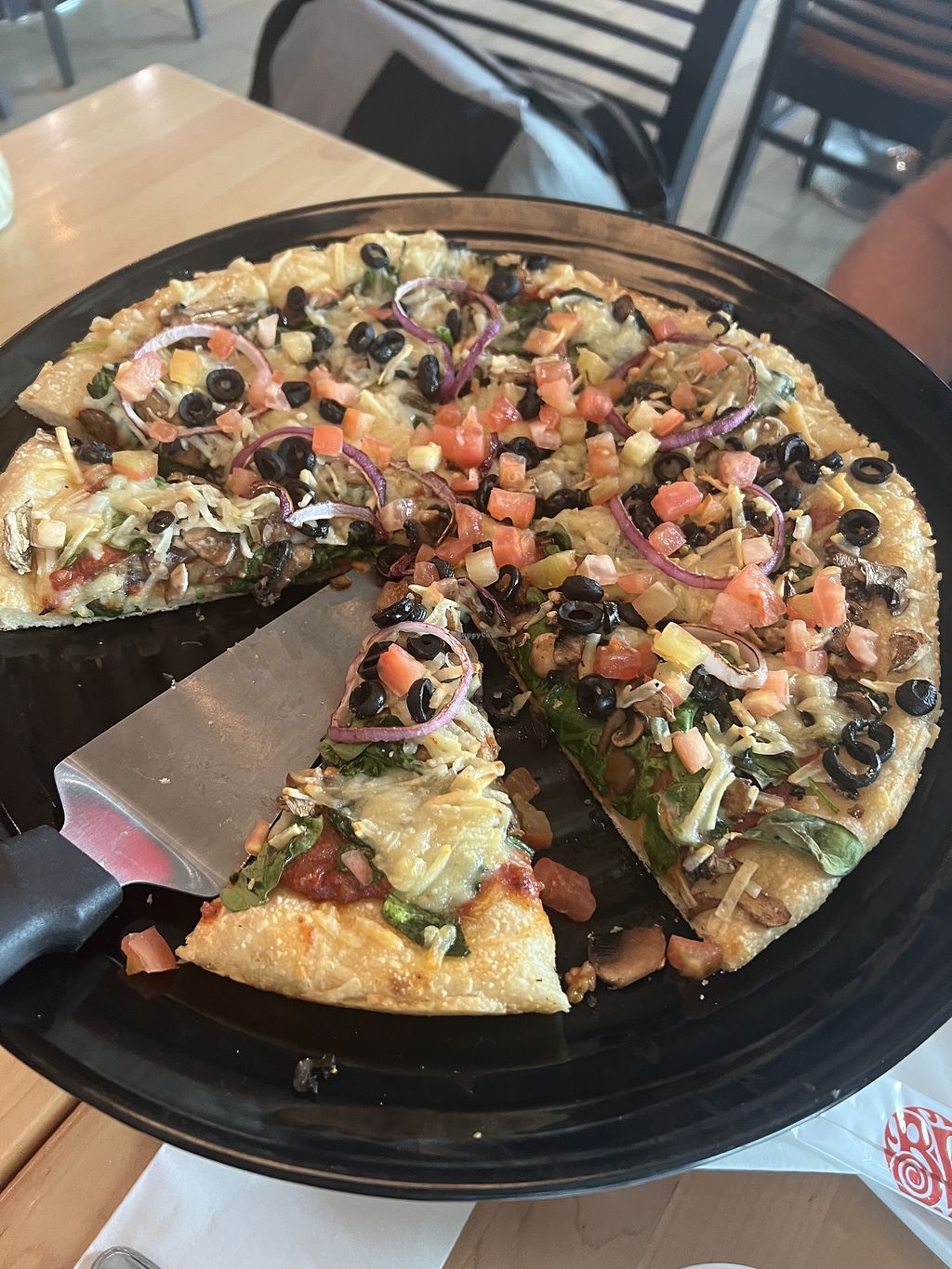 YEG Boston Pizza Edmonton Alberta Restaurant HappyCow