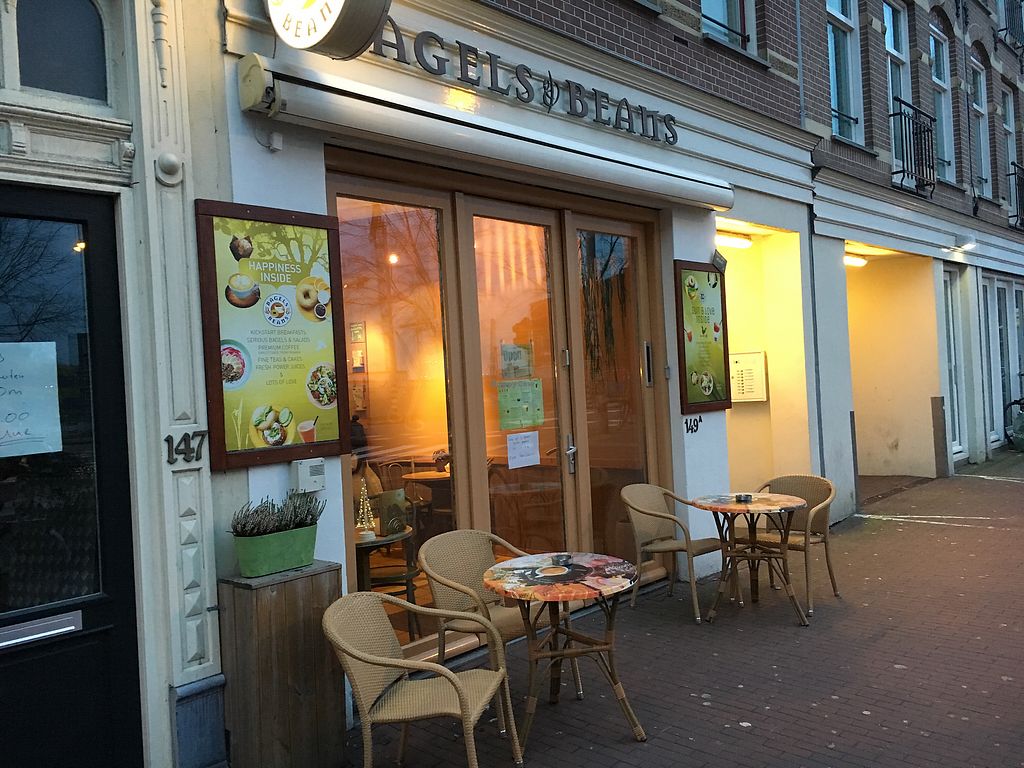 Bagels & Beans Spaarndammerstraat Amsterdam Restaurant HappyCow
