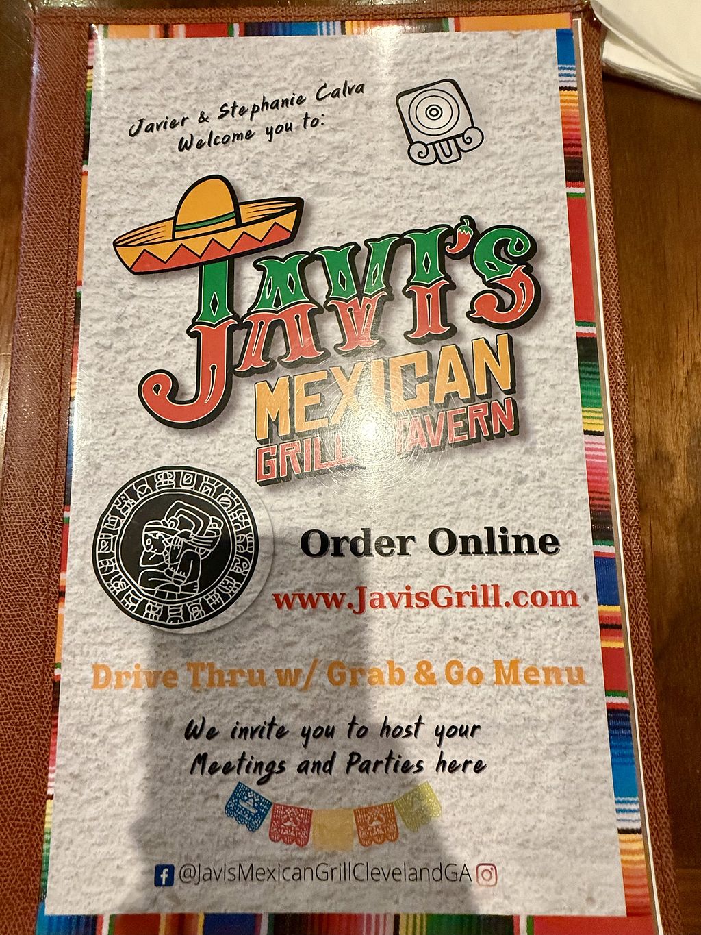 Javi's Mexican Grill & Tavern - Cleveland Georgia Restaurant - HappyCow