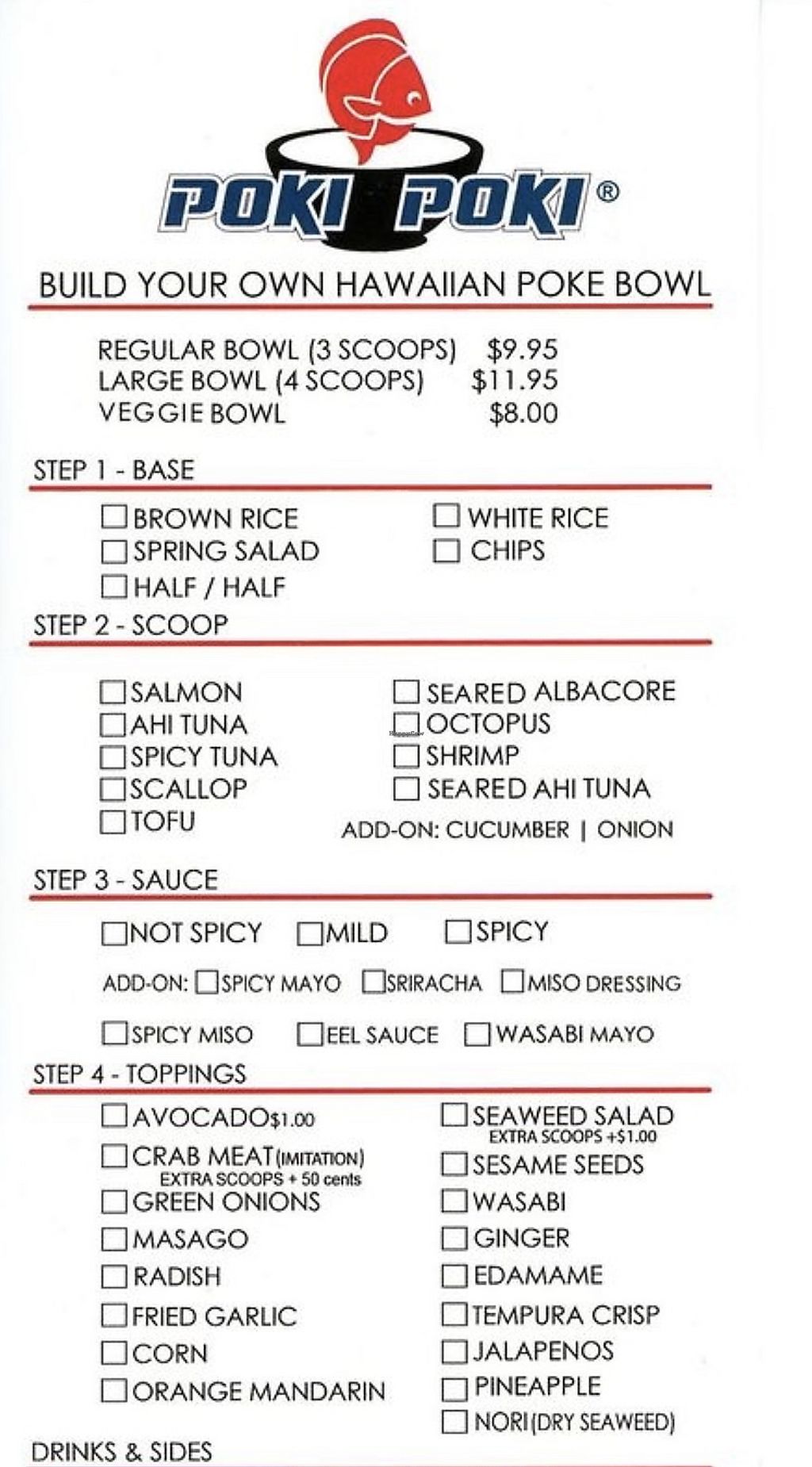 Loki Poki Riverside Menu Poki Poki - Huntington Beach California Restaurant - HappyCow