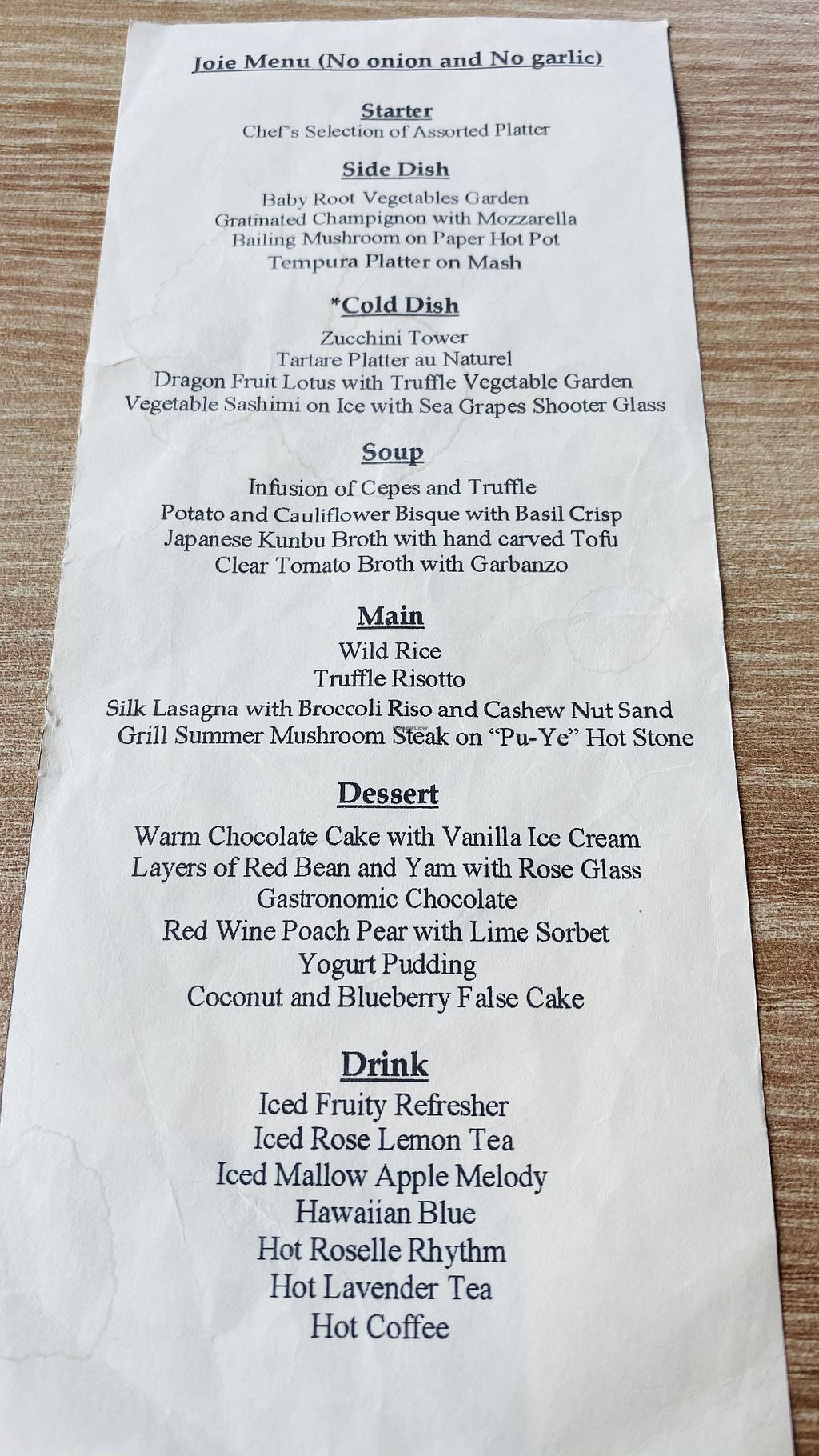 Joie Restaurant Central Singapore Restaurant HappyCow