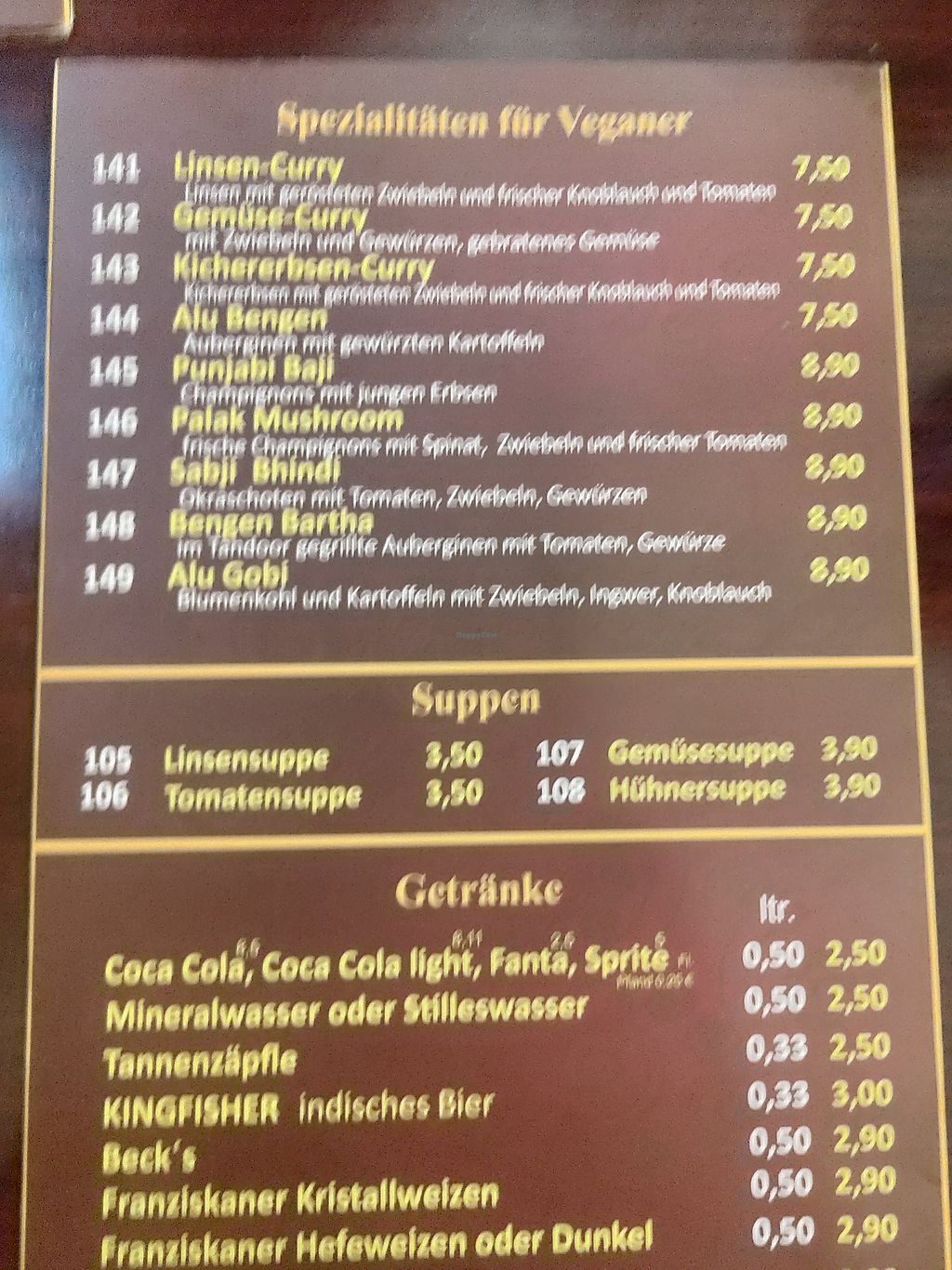 Raja Rani Heidelberg Restaurant HappyCow