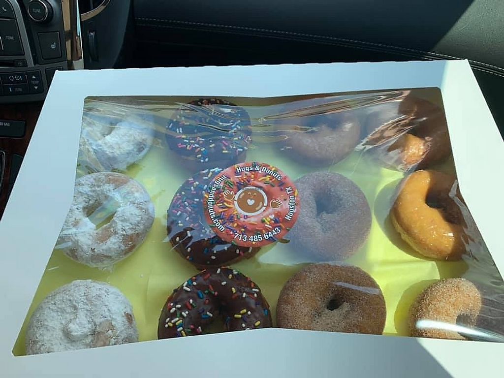 CLOSED Hugs and Donuts Houston Texas Bakery HappyCow