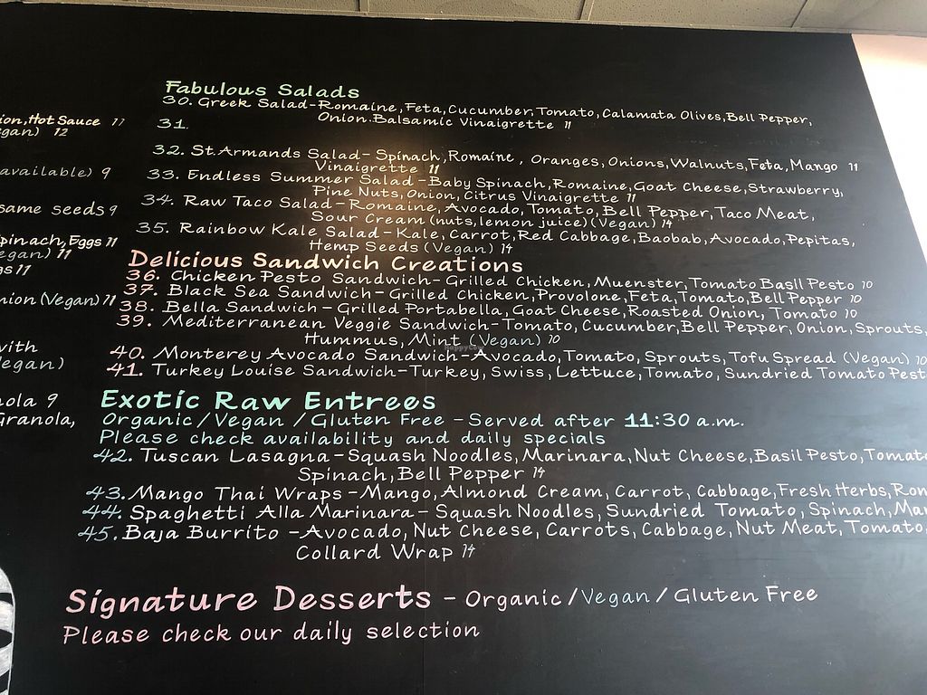 Green Zebra Cafe Sarasota Florida Restaurant HappyCow