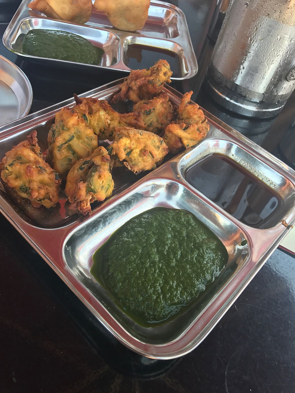 Chaat Paradise Roseville California Restaurant Hycow Vegan Mixed Pakora At Chaat Paradise In Roseville