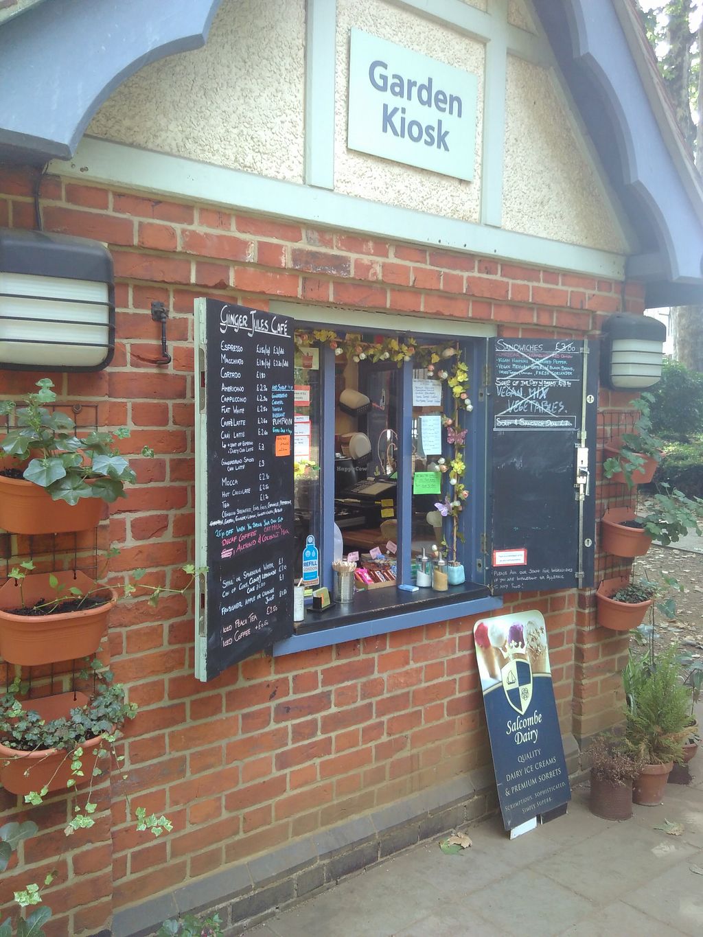 CLOSED Ginger Jules Kiosk London Restaurant HappyCow