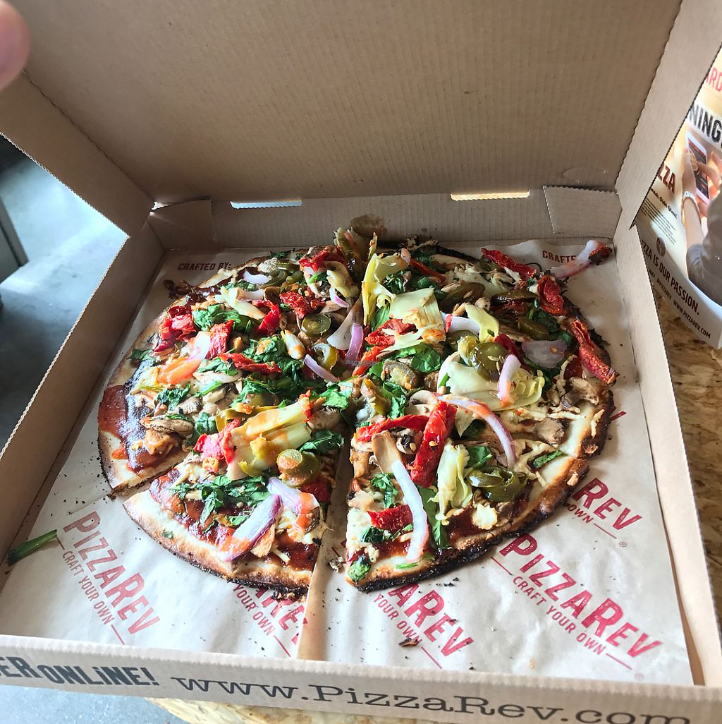 CLOSED PizzaRev Bakersfield California Restaurant HappyCow