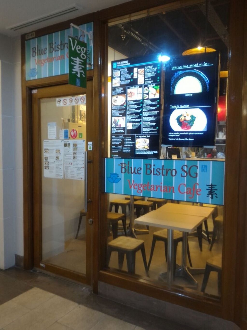 CLOSED Blue Bistro SG Cafe Central Singapore Restaurant HappyCow