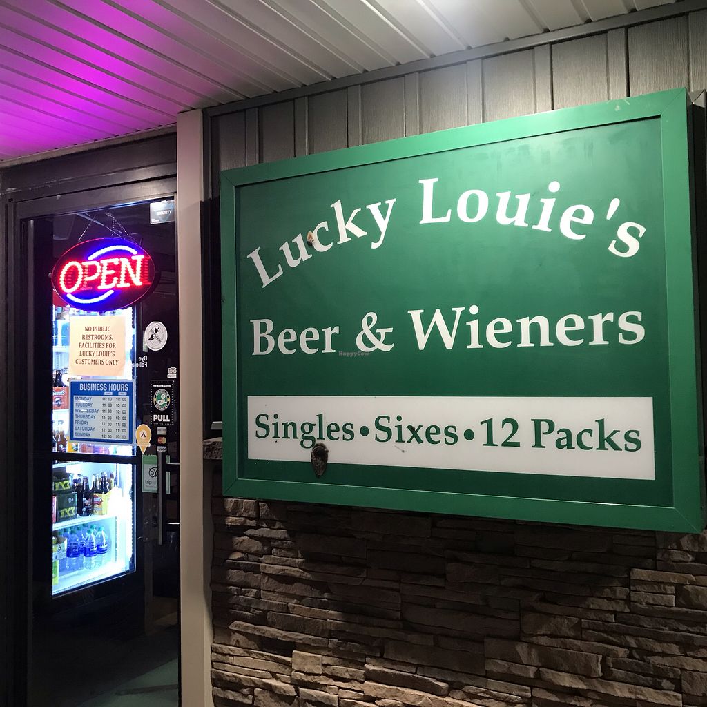 Lucky Louie's Beer and Wieners Erie Pennsylvania Restaurant HappyCow