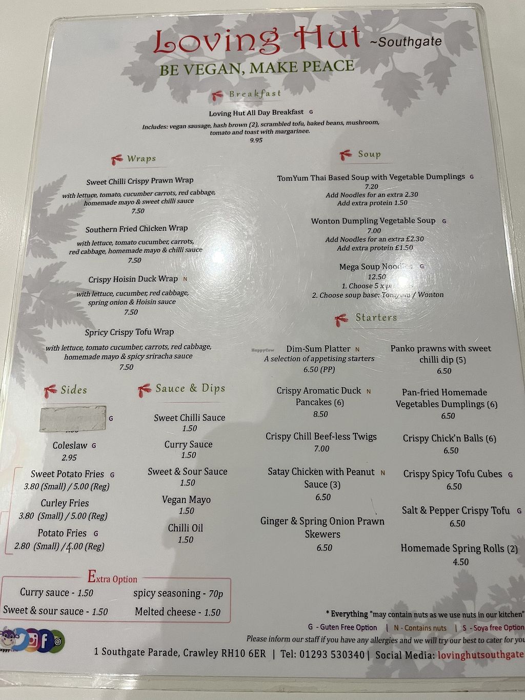 Loving Hut Southgate Crawley Restaurant HappyCow