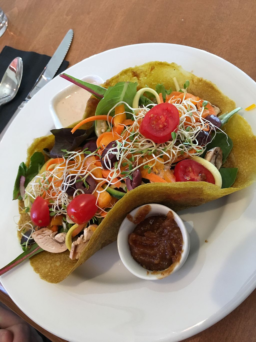 Closed Vibrance Albuquerque New Mexico Restaurant Hycow Veggie Wrap At Vibrance In Albuquerque