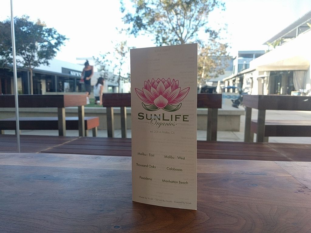 SunLife Organics Manhattan Beach California Juice Bar HappyCow