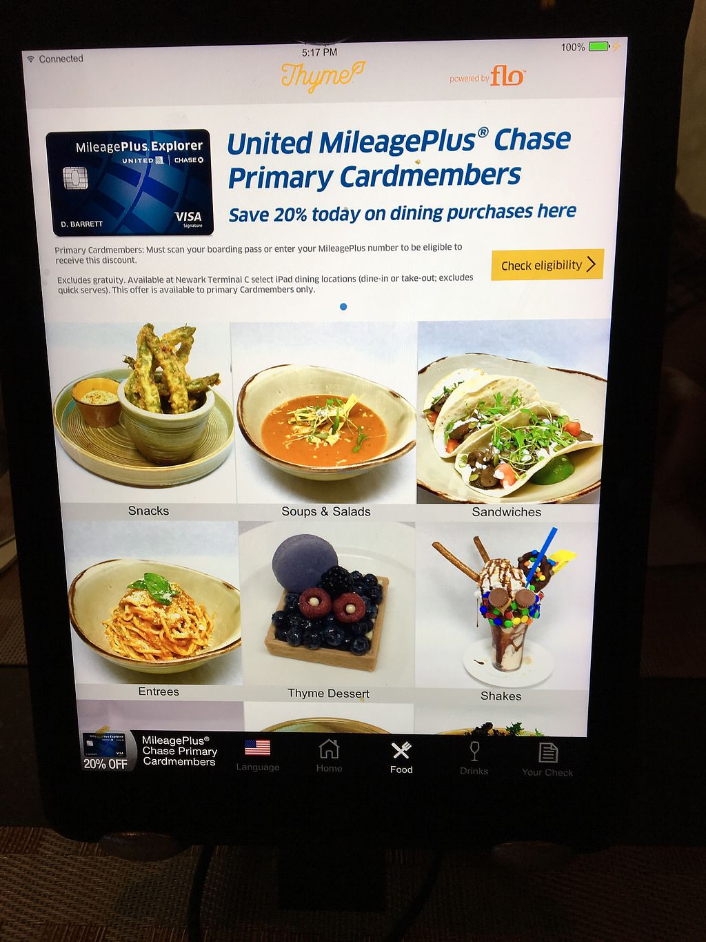 CLOSED EWR Thyme Airport TC Newark New Jersey Restaurant HappyCow