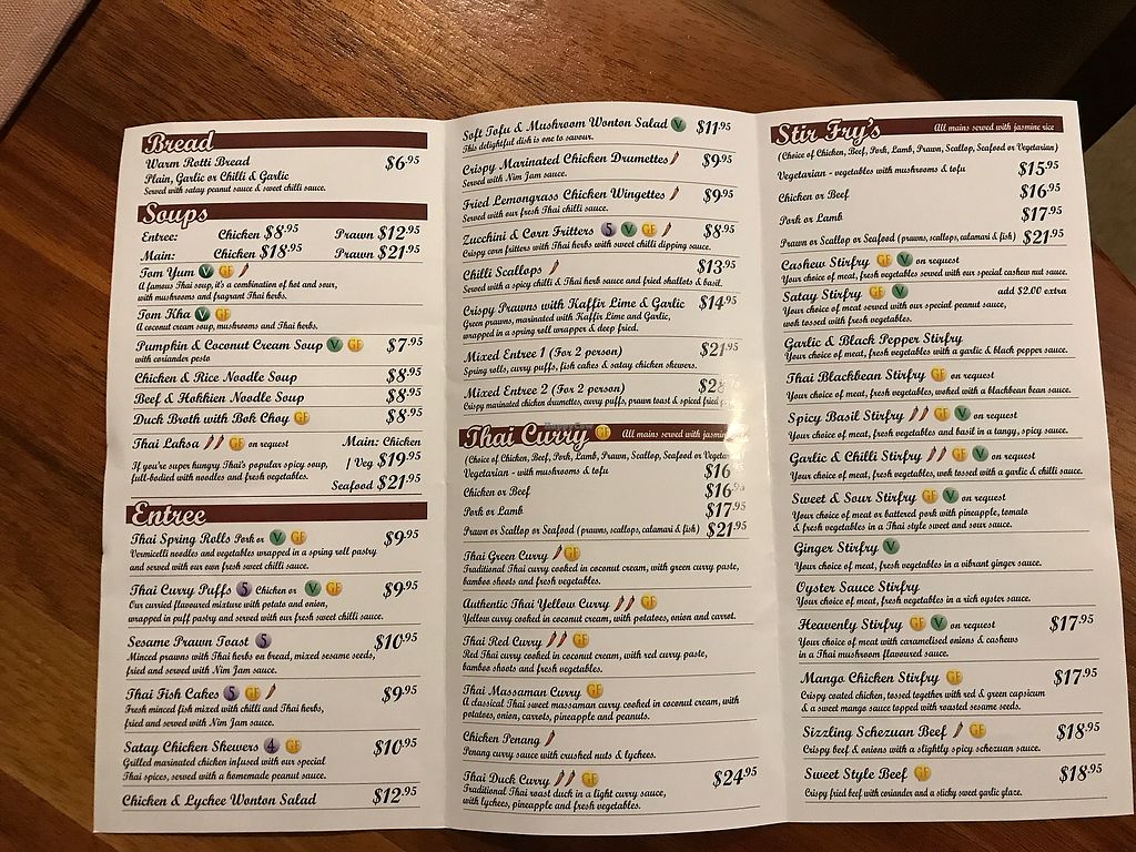 Thai Imperial Latrobe Tasmania Restaurant HappyCow