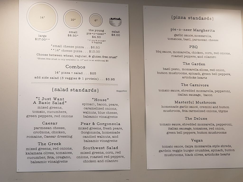 CLOSED PieONeer Virginia Beach Virginia Restaurant HappyCow