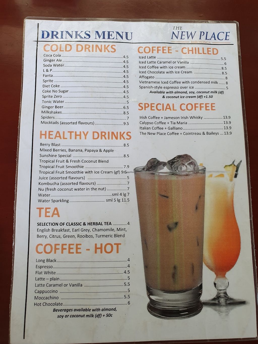 CLOSED The New Place Cafe Rarotonga Restaurant HappyCow