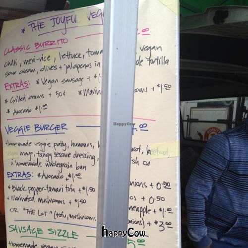 CLOSED The Joyful Vegan Cafe Food Van Dunedin Restaurant HappyCow