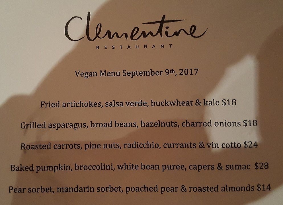 CLOSED Clementine Yass New South Wales Restaurant HappyCow