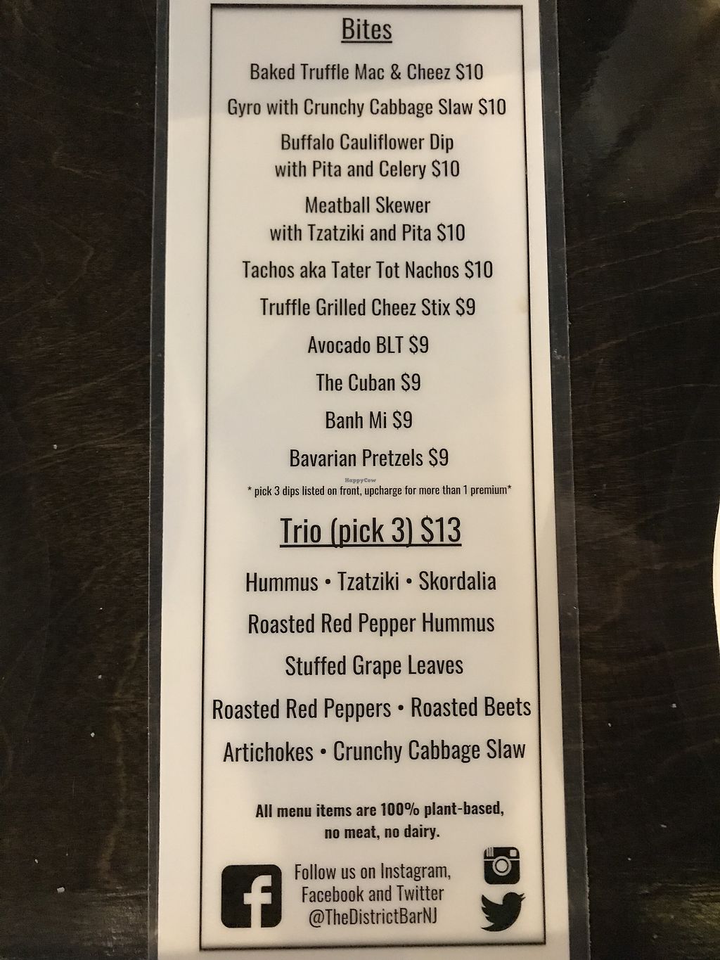 CLOSED The District Bar Linwood New Jersey Restaurant HappyCow