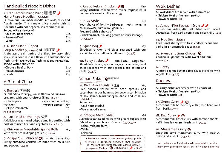 Xi'an Street Food Galway Restaurant HappyCow