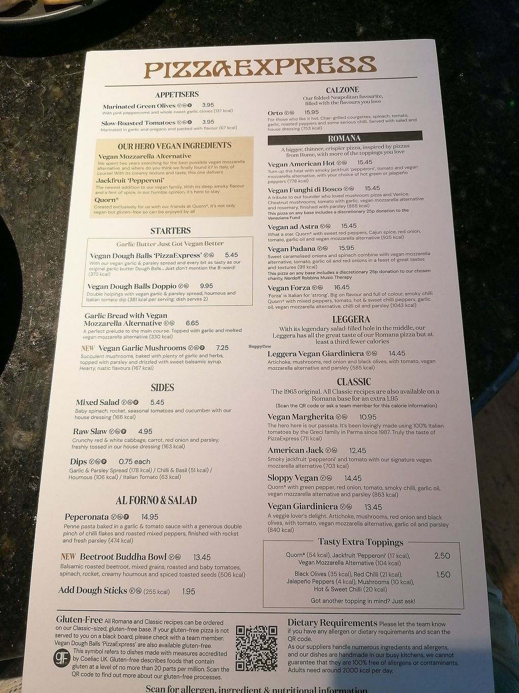 Pizza Express Kendal Review "Decent vegan menu" by Spiderplant2