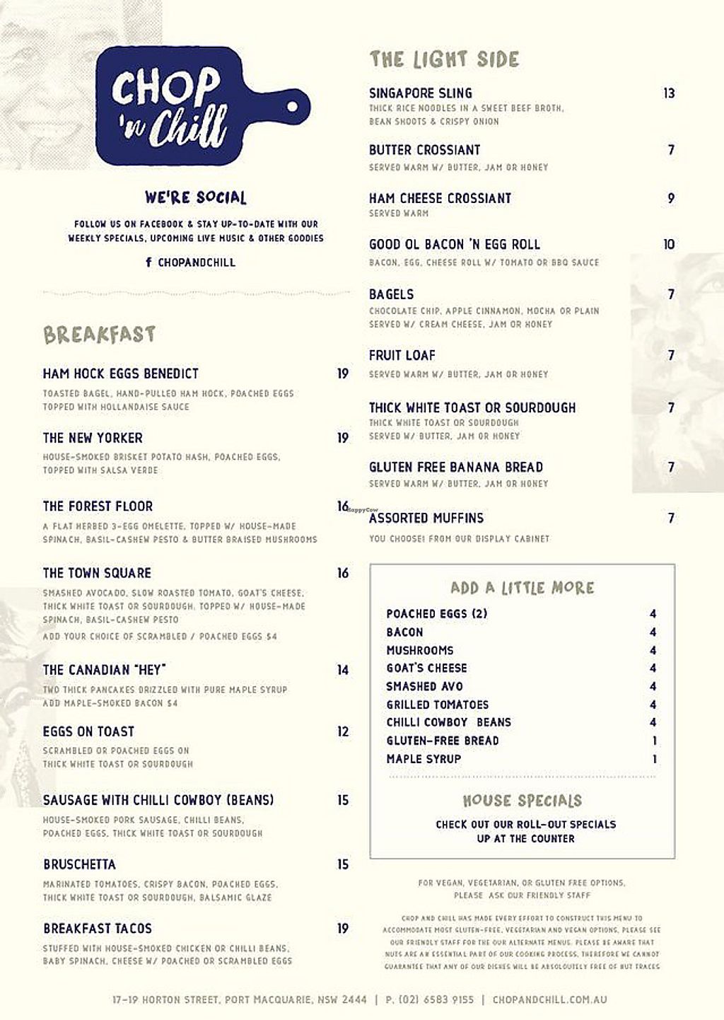 Chop 'n Chill Port Macquarie New South Wales Restaurant HappyCow