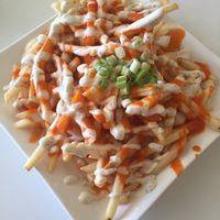 buffalo fries  at Loving Hut in Upland