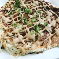 Veggie Pancake at Loving Hut in Upland