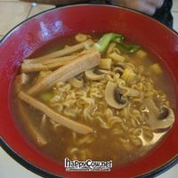 Loving ramen at Loving Hut in Upland