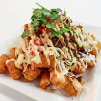Totchos at Loving Hut in Upland