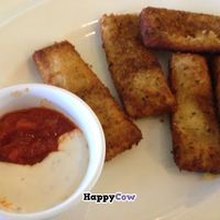vegan mozzarella sticks at Loving Hut in Upland