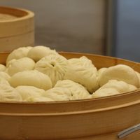 The freshly made buns at GōngDé Lín - Godly - Nanjing Rd in Shanghai
