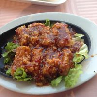 Deep Fried Tofu - delicious! at GōngDé Lín - Godly - Nanjing Rd in Shanghai