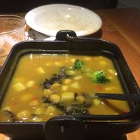 curry pot at Zǎozǐ Shù - Vegetarian Life Style - HuaiHai in Shanghai