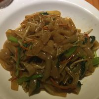 rice noodles. oily and bland but good at Zǎozǐ Shù - Vegetarian Life Style - HuaiHai in Shanghai