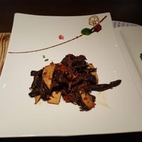 A mushroom dish, delicious. at Zǎozǐ Shù - Vegetarian Life Style - HuaiHai in Shanghai