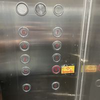 (2) Go to the “first” floor (marked in the elevator )  at Branto Pure Indian Vegetarian Club in Kowloon