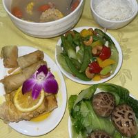   at Po Lin Monastery 寶蓮禪寺齋堂 in Outlying Islands