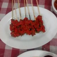 satay mutton at Happy Buddha in Kuta