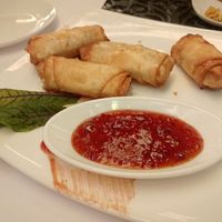 Vegan tofu roll at Ananda in Tehran