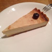 vegan cheesecake...yum!! at Green Earth in Osaka