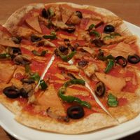 Pizza at Green Earth in Osaka