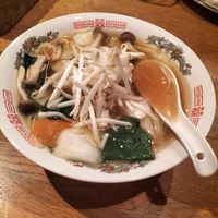 Vegan ramen at Green Earth in Osaka