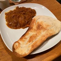 Curry Naan at Green Earth in Osaka