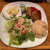 Lunch Plate at Green Earth in Osaka