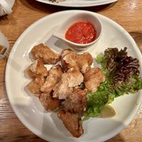 Deep fried soy meat  at Green Earth in Osaka