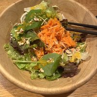 Carrot salad (half size and still big!)   at Green Earth in Osaka