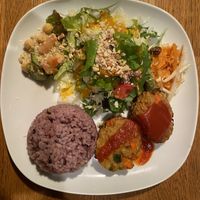 Set meal for lunch   at Green Earth in Osaka